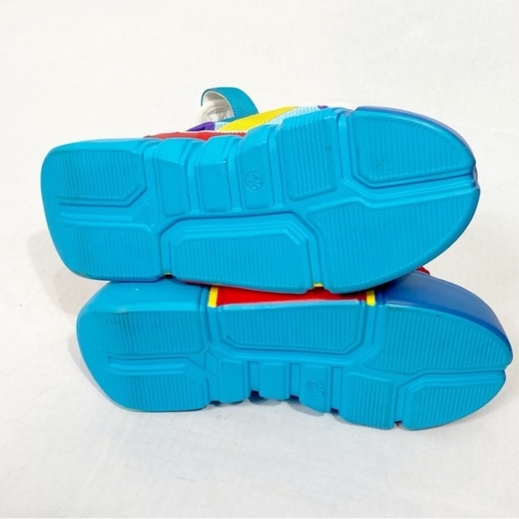 ANTHONY WANG Rainbow Cranberry Platform Sandals - Picture 10 of 13